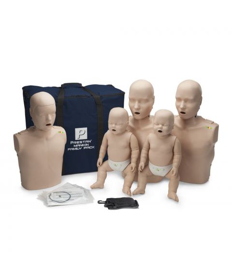 Prestan førstehjelpsdukker - 5 i familien. 