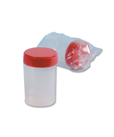 Urinprøveglass med skrukork (steril)